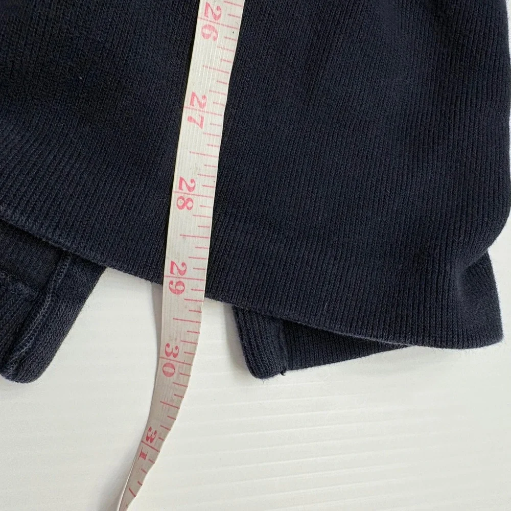 Polo Ralph Lauren Quarter Zip Pullover Mens 3XB Navy Blue Cotton Pony Sweater